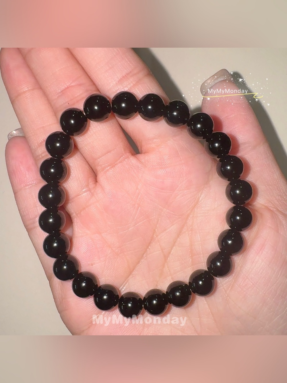Black Obsidian Bracelet 8mm